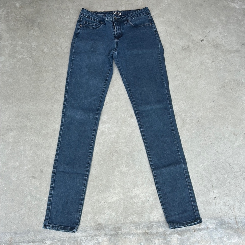 ALLOY Blue Skinny Jeans Classic Style